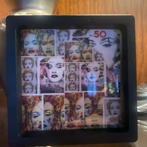 MADONNA BRAINWASH 3x3 TRANSLUCENT LAUNCH HYPE ART AMAZING !!